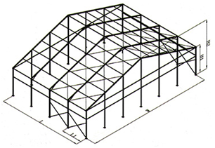 小跨度倉儲帳篷 小跨度倉儲帳篷